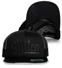 Load image into Gallery viewer, Embossed black snapback from Sullen Clothing