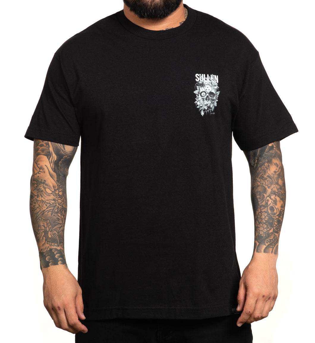 Black tee with skull and spider