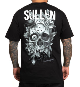 Sullen tshirt with skull, eyeball, black widow