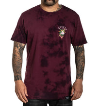 Load image into Gallery viewer, marroon burgundy tee with sword