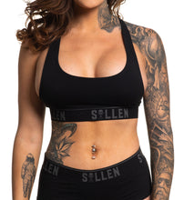 Load image into Gallery viewer, Black Sullen sports bra