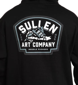 needle pushers tattoo grip hoodie by Sullen