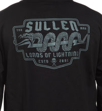 Load image into Gallery viewer, black pullover hood snake sullen badge
