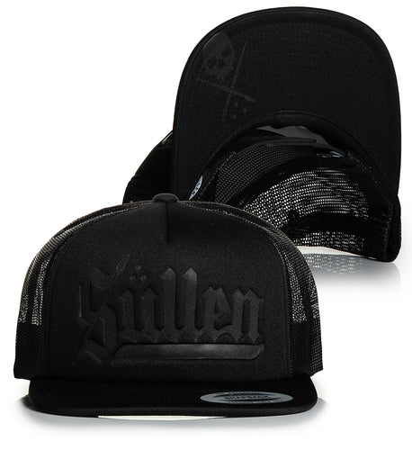 Embossed black snapback from Sullen Clothing