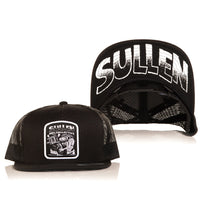 Load image into Gallery viewer, black snapback with creature on front